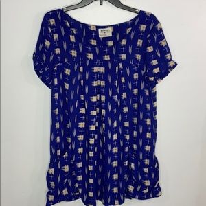 Holding Horses Dress with Pockets and Box Print